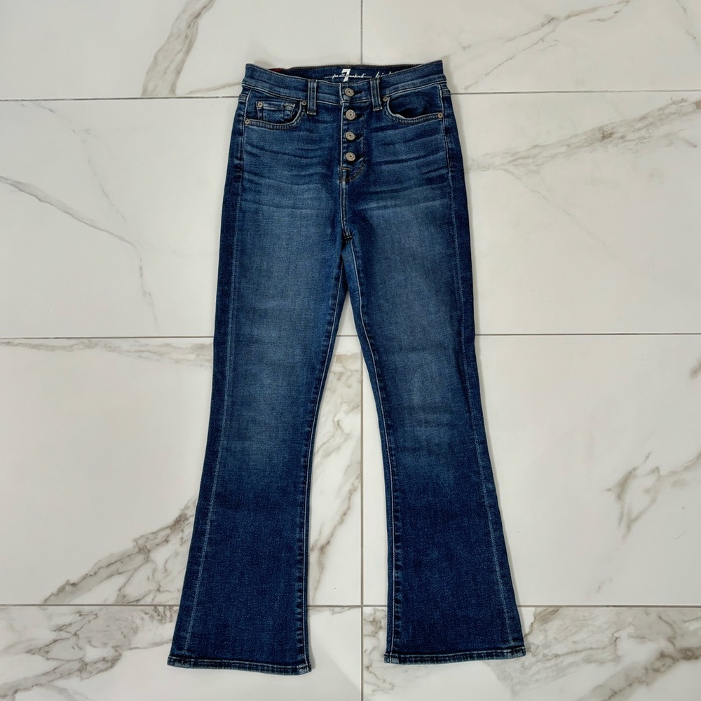 7 For All Mankind High Waist Slim Kick jeans
